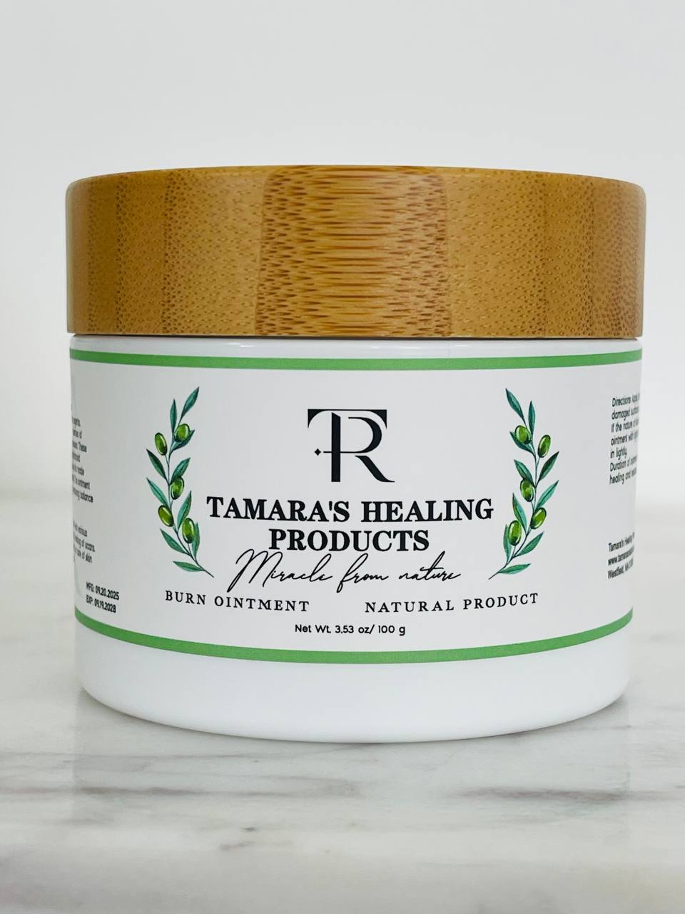 TAMARA'S HEALING PRODUCTS BURN OINTMENT 100 g